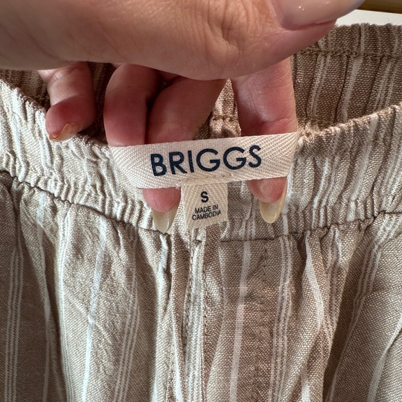 BRIGGS linen drawstring trousers, size Small. Both are brand new and never worn - Picture 6 of 11